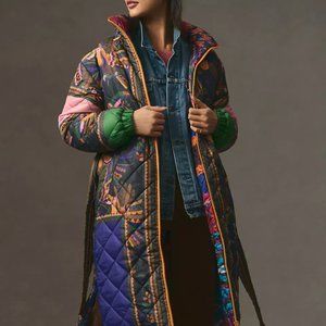Farm Rio Graphic Quilted Coat- Reversible!!!